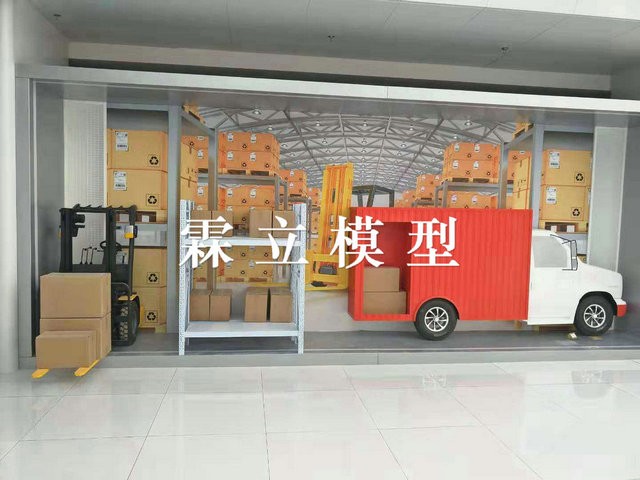 霍尼韋爾館——貨車模型、叉車模型